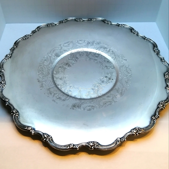 Sterling Silver Sheffield Reproduction Plate - Picture 1 of 8
